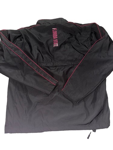 Florida State FSU Seminoles Colosseum Zip Up Black Jacket shirt Men's Medium - Picture 4 of 4