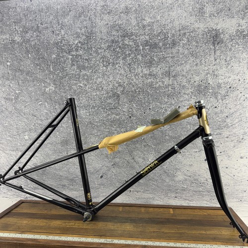 Vintage Sanwa Mixte NOS Frame Set 53 cm Step Through Small Medium 126 CRMO New - 第 1/17 張圖片