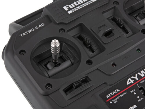 Futaba Attack T4YWD FHSS Sender R214FGE Empfänger 4 Kanal Fernsteuerung 2.4 GHz - Bild 7 von 12