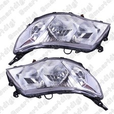 HEAD LIGHT(Chrome)LAMP L+R for SUBARU FORESTER S3 X XS (HALOGEN) 2008-2012