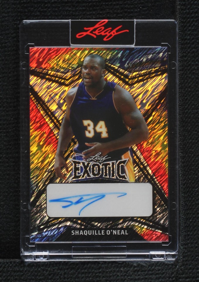 NBA カード　シャック　① 2022-23 Leaf Exotic - Shaquille O'Neal #BA-SO1 for sale | eBay