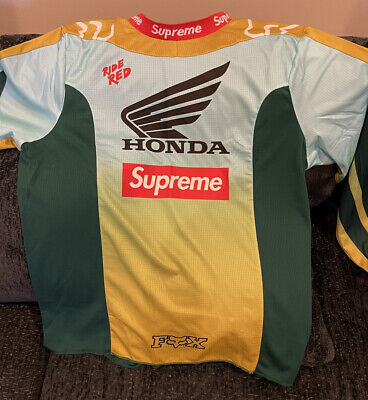 Supreme Honda Fox Racing Moto Jersey Top Moss XL | eBay Supreme Honda Fox Racing Moto Jersey Top Moss XL | eBay