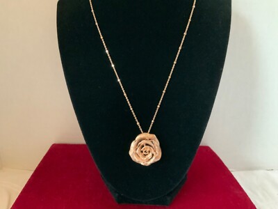 SELTENE JACMEL JCM ROSEGOLD VERMEIL 925 ITALIEN HALSKETTE/ANHÄNGER
