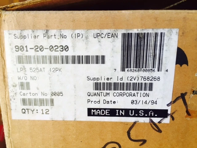 *New* Quantum ProDrive (LPS525AT) 525MB, 3.5" IDE Internal Hard Drive - Image 4 of 4