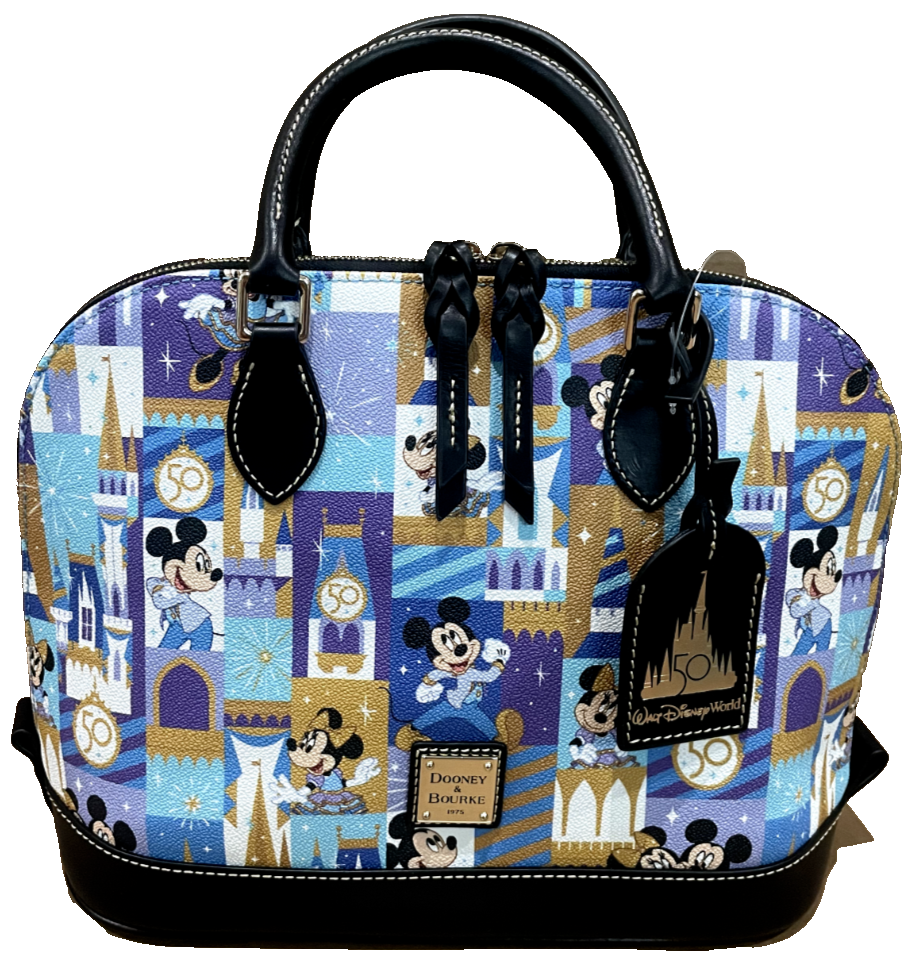 New 2021 Walt Disney World 50th Anniversary Dooney Bourke Zip