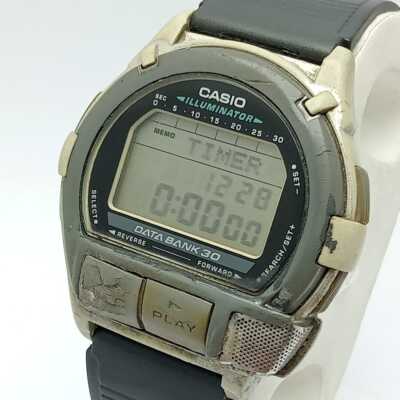 時計 CASIO DATA BANK easy rec DB-V300 Vintage 1998 Casio Db-v300 Digital Rec Data Bank 30 Watch Module