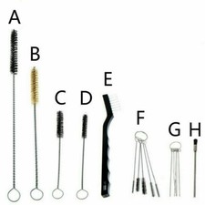 Airbrush Spray Gun Nozzle Cleaning Tool Kit Needle Nylon Brush Cleaner Set Multi