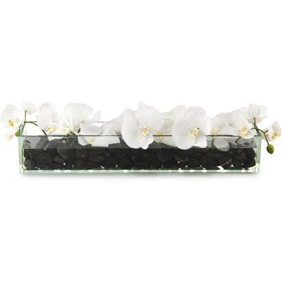 John-Richard Domino Decorative Flower JRB-3947W - Open Box
