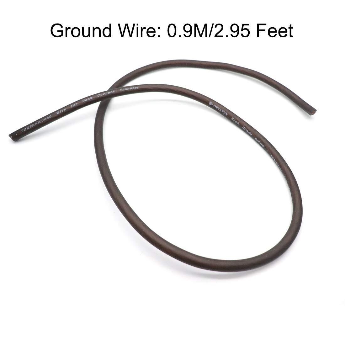 S SYDIEN 6 Gauge Amp Auto Car Audio System Speaker Kit Amplifier