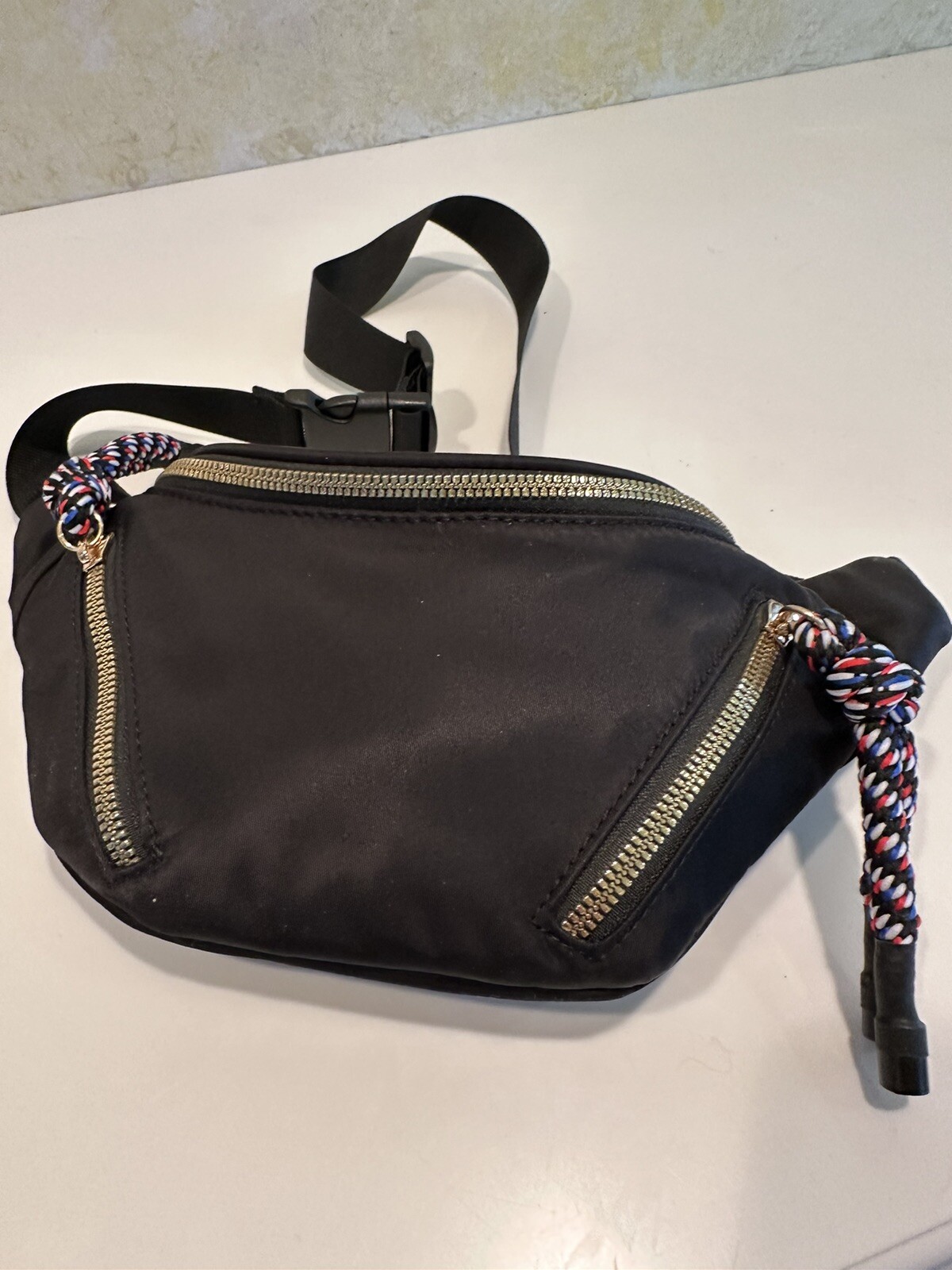 LIKE DREAMS Basic Polyurethane Fannypack Black  3… - image 9