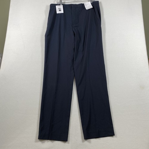 NWT Calvin Klein Men's Pants 36x34 Black Stripes Sits Below Waist Straight Leg