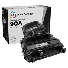 LD Compatible Toner Cartridge Replacement for HP 90A CE390A Black 
