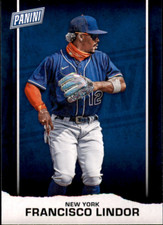 2021 Panini Father's Day #BB15 Francisco Lindor New York Mets MLB Baseball Card
