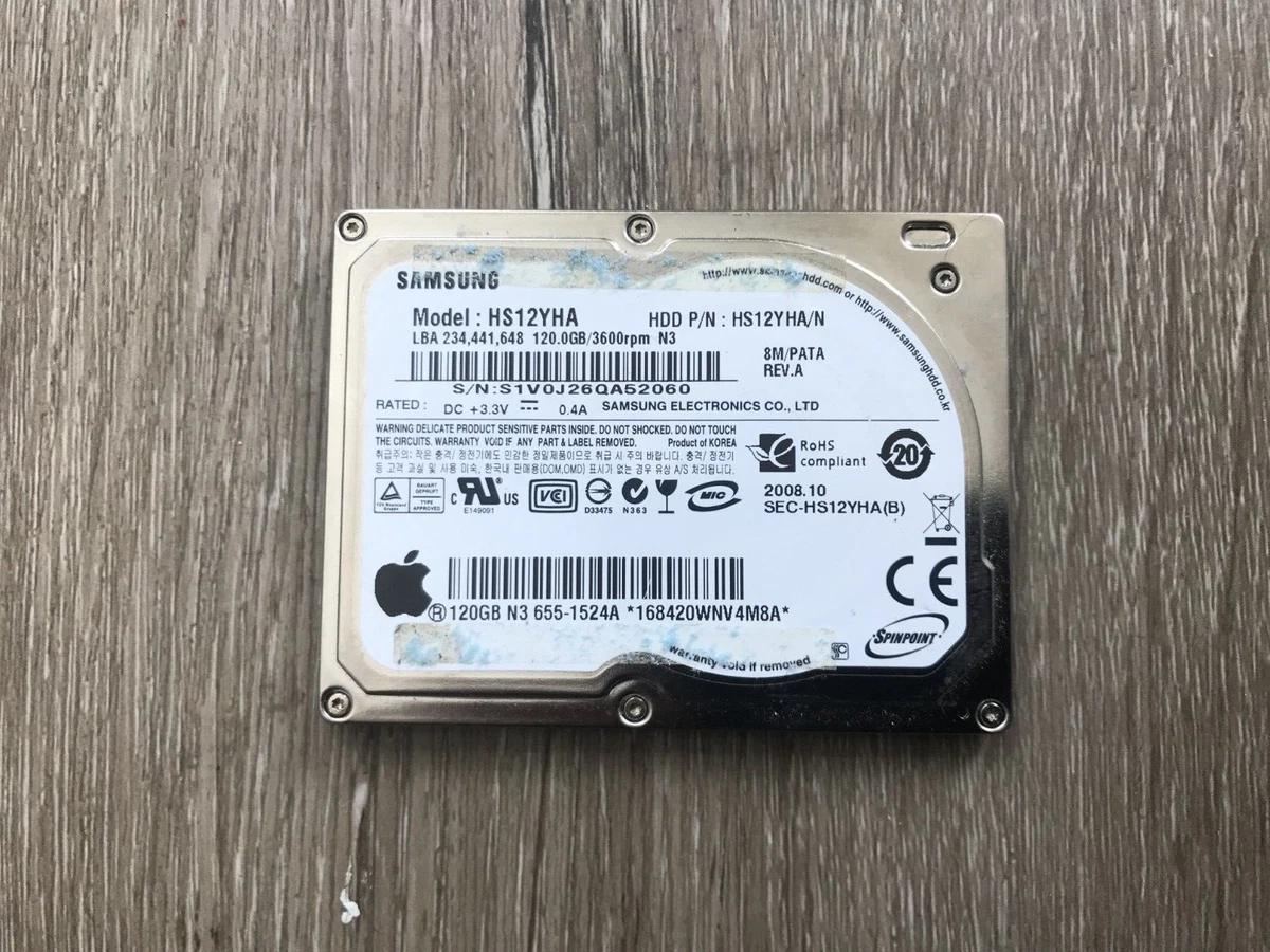 Samsung PATA/IDE/EIDE Internal Hard Disk Drives 1.8 in Form Factor
