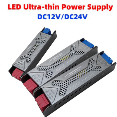 DC12V 24V LED Power Supply AC110-220V Transformer Super Thin Converter LED Light