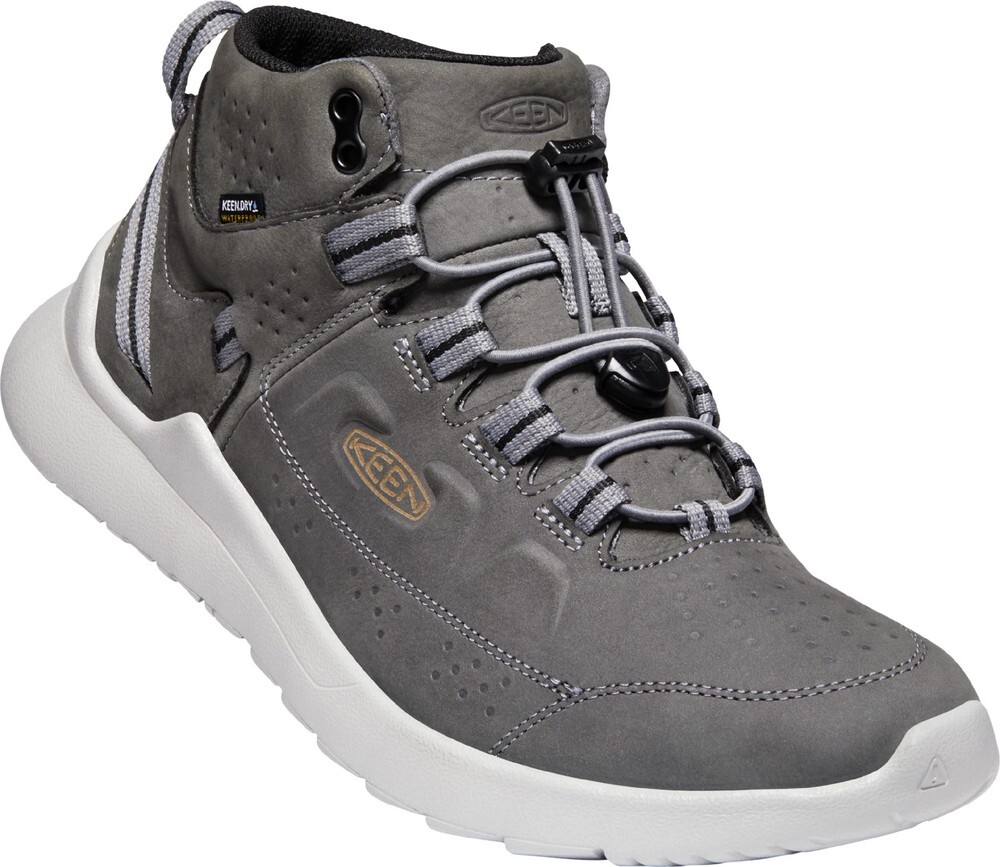 Zapatos de senderismo Keen hombre zapatos HIGHLAND CHUKKA WP MEN Steel/Drizzle, 144774