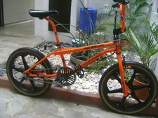 GT VERTIGO ST 1987 Rare Survivor GT Freestyle ORANGE GT Wheels Dyno BMX TECH77