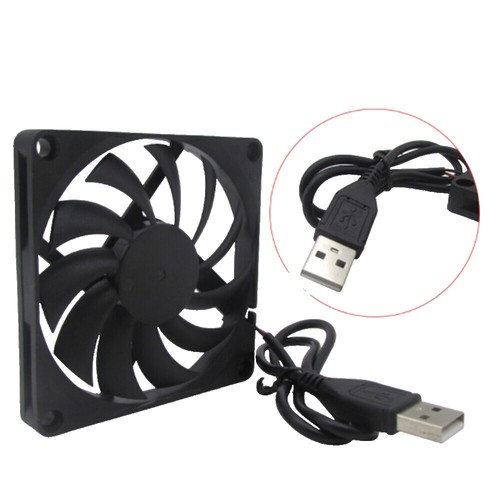 ELUTENG Dual AC USB Computer Fan 140mm USB Fans for Cooling