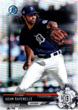 ADAM RAVENELLE  TIGERS RC 2017 BOWMAN CHROME #BCP189 - REFRACTOR #ed/499