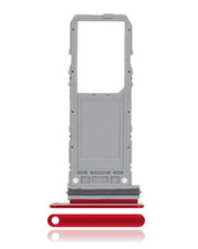 Single Sim Card Tray Compatible For Samsung Galaxy Note 10 Aura Red