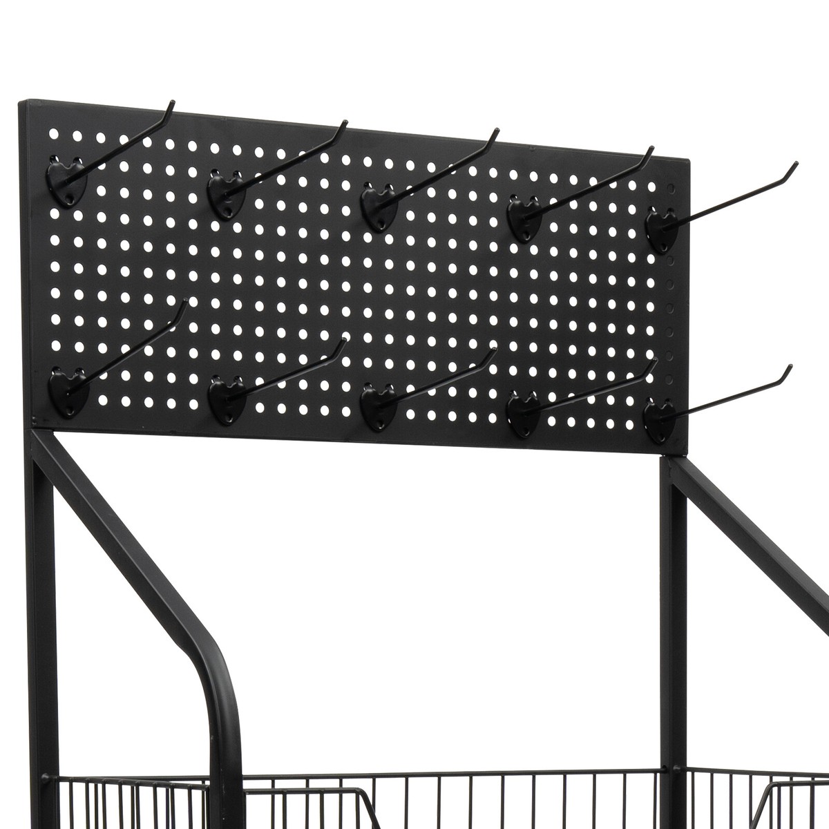 VOPEAK 4 Tier Retail Snack Display Stand, Metal Retail VOPEAK 4 Tier Retail Snack Display Stand, Metal Retail
