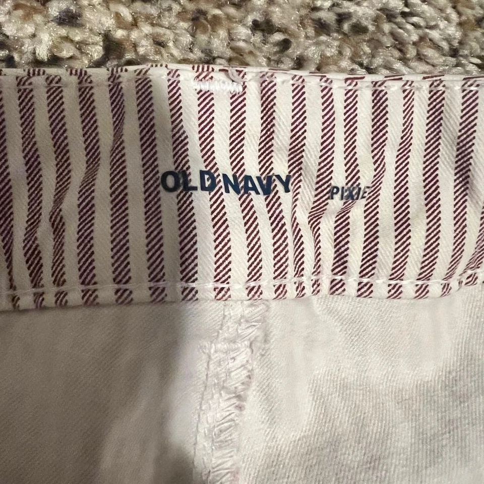 Old Navy Striped Cotton Stretch Dress Pants Professional Wear Size 10 Foto 2 de 4