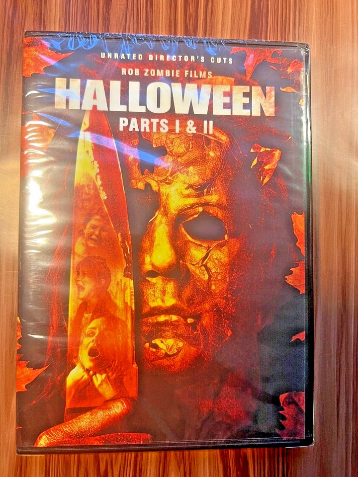 Halloween Parts I & II DVD Rob Zombie Unrated Director's Cuts Cut Horror Movie - Image 3 of 4