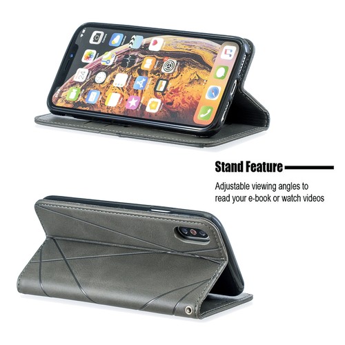 Leather Magnetic Wallet Flip Cover Case For iPhone 11 12 13 14 15 16 Pro Max XR - Picture 4 of 16