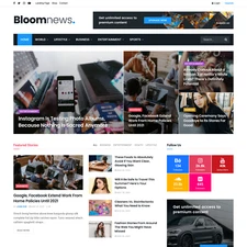 Breaking News Website Design with Free VPS Web Hosting and Installation