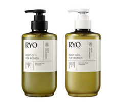 Ryo ROOT:GEN for Women Root Volumizing Hair Loss Care 515ml Set (2 Items)
