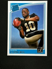 2018 Panini Donruss Rated Rookie #325 Tre'Quan Smith RC New Orleans Saints Card. rookie card picture