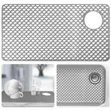 Sink Protectors For Kitchen Sink Large 28.4 X 15 With Right Side Top Hole Heat