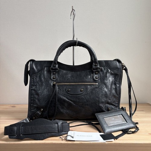 BALENCIAGA The City 115748 Bag Black