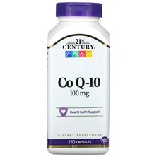 21st Century CoQ10 100 mg 150 Capsules Gluten-Free