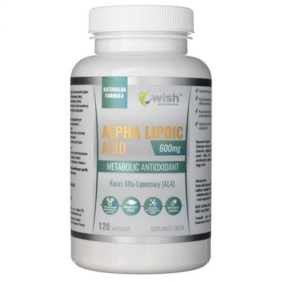 wish Alpha-Liponsäure Alpha Lipoic Acid ALA 600 mg 120 Kapseln