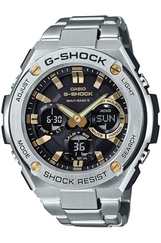 Casio G-Shock G-STEEL Radio-Controlled Solar Watch GST-W110D-1A9JF Men's New
