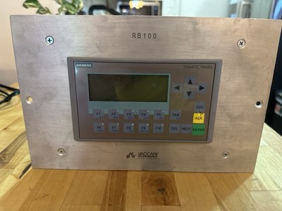 Siemens SIMATIC Panel Vaccari RB100 HMI Operator Interface Control Panel