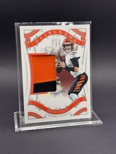 2025 Panini National Treasures Joe Burrow Heirlooms Patch #/25 Bengals