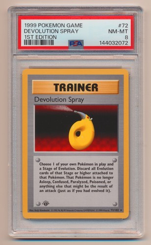 Devolution Spray (1st Edition) graded PSA 8 for sale on eBay