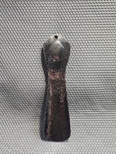 Vintage Wallace Silver Hammered Monogrammed Shoe Horn, Silver Plate Initial "D"