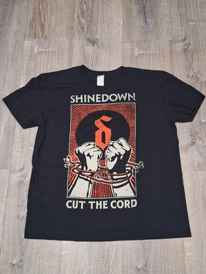Shinedown Tour 2015-16 Cut The Cord Concert T-Shirt Band Men's Tee Size XL