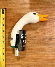 Goose Island Beer Tap Handle Knob Keg Draft Bar Top Kegerator Brewing White IPA