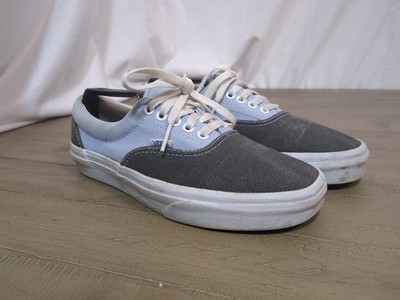 Vans Old School Off The Wall blau grau Canvas Skate Turnschuhe UK Größe 6