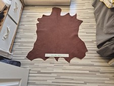 RED- BROWN NIGERIAN BOOKBINDING LEATHER GOATSKIN  1.1 mm "RARE"