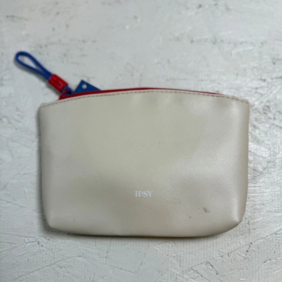 IPSY Bolsa de Cosméticos Bolsa Beige Mujeres Niñas Maquillaje Organizador Bolsa de Viaje Foto 2 de 3