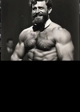 HOT DADDY - Fine Art Photo - Sexy beautiful muscular Gay Male - 8.5 x 11in 92525