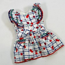 Birthday Pinafore Cherry-Print Replica Dress for 18" American Girl Doll Molly