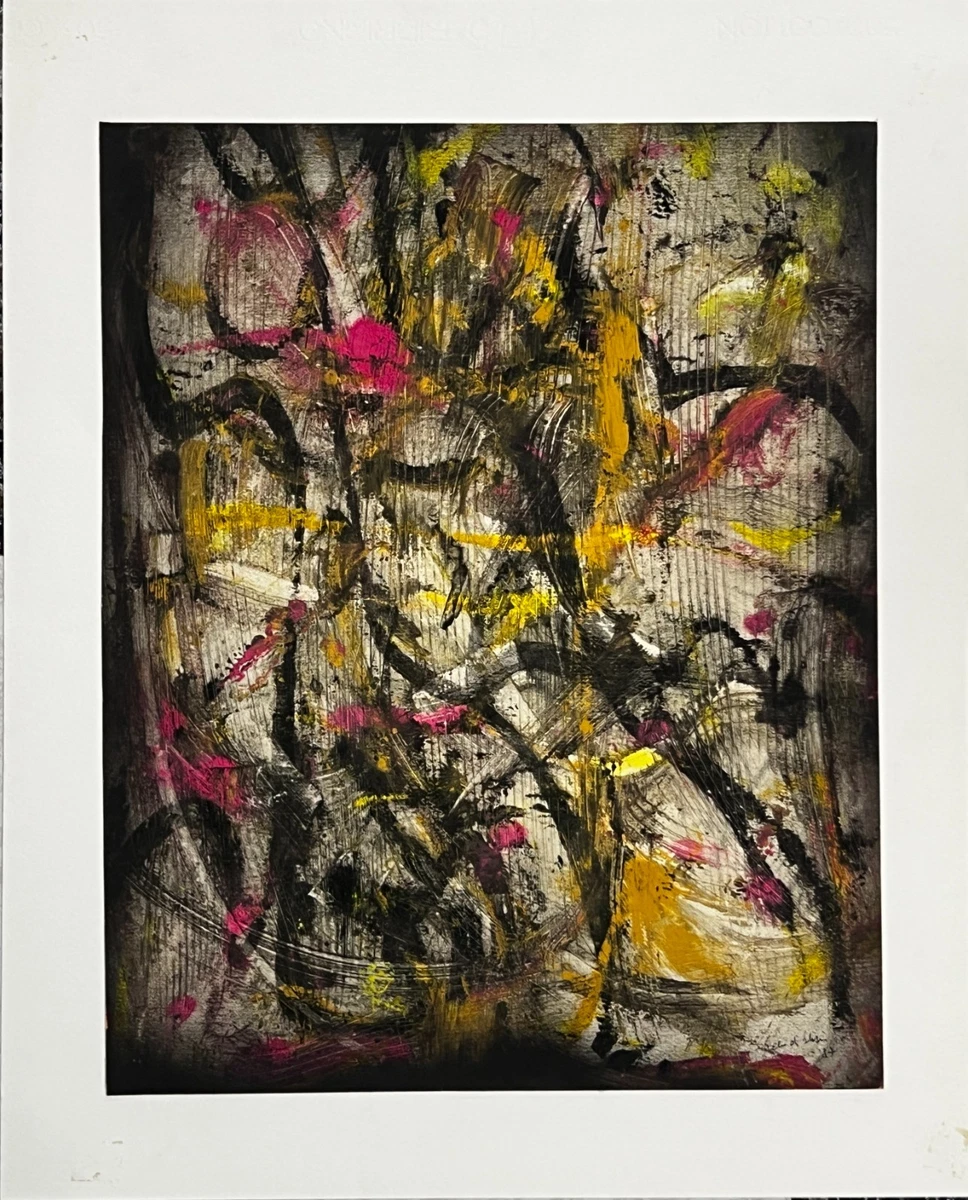 Elio Di Blasio, Spoltore, Italy,  original painting signed and dated 1987,