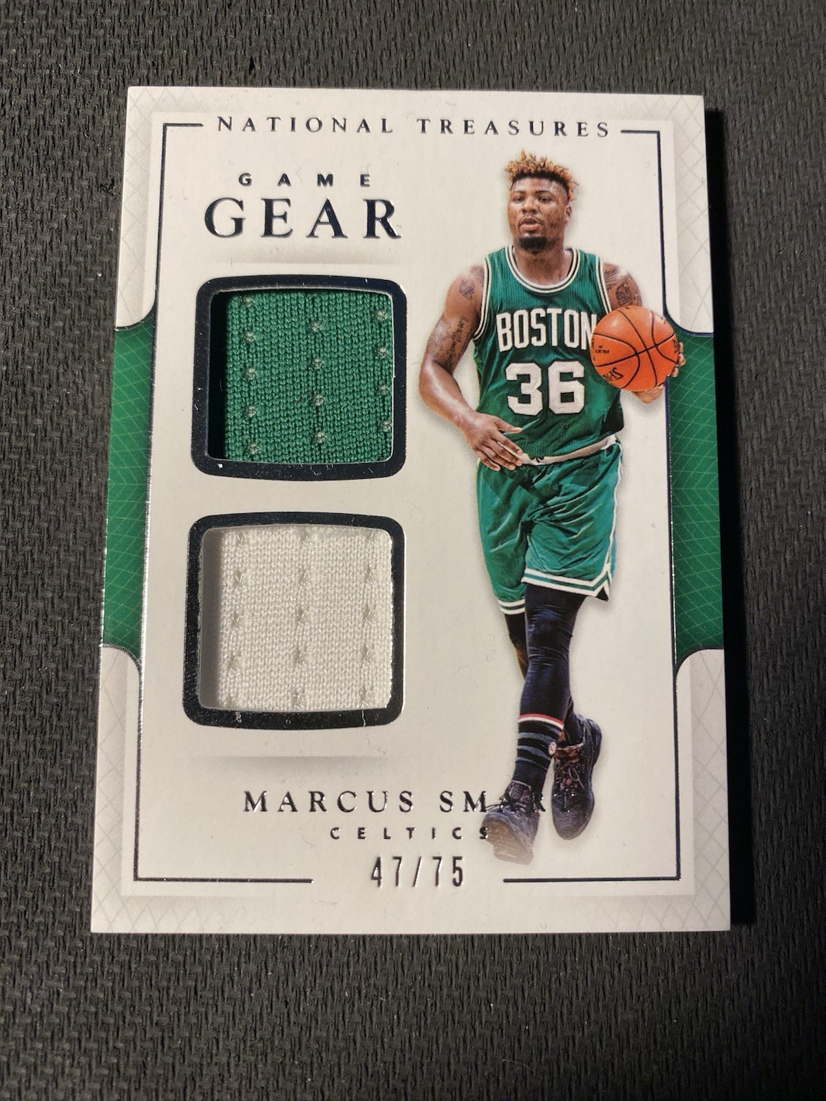 Marcus Smart 2016-17 National Treasures Game Gear SSP /75