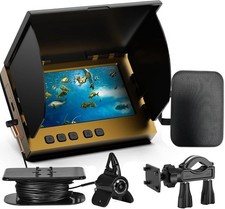 4.3&rdquo; Portable Underwater Fishing Camera 220&deg; Wide Angle 65ft Cable Night Vision